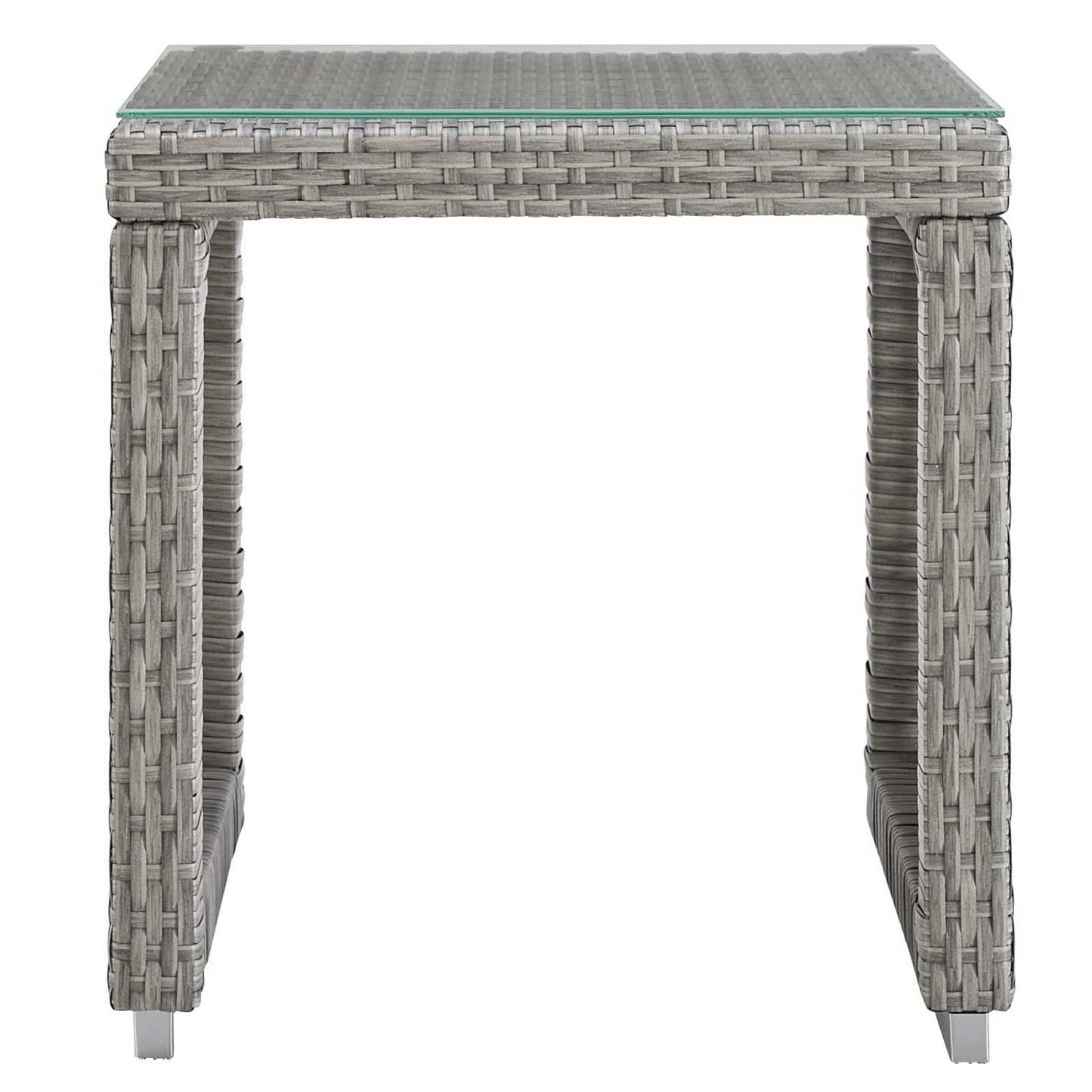 Aura 3 Piece Outdoor Patio Wicker Rattan Set by Furniture For America