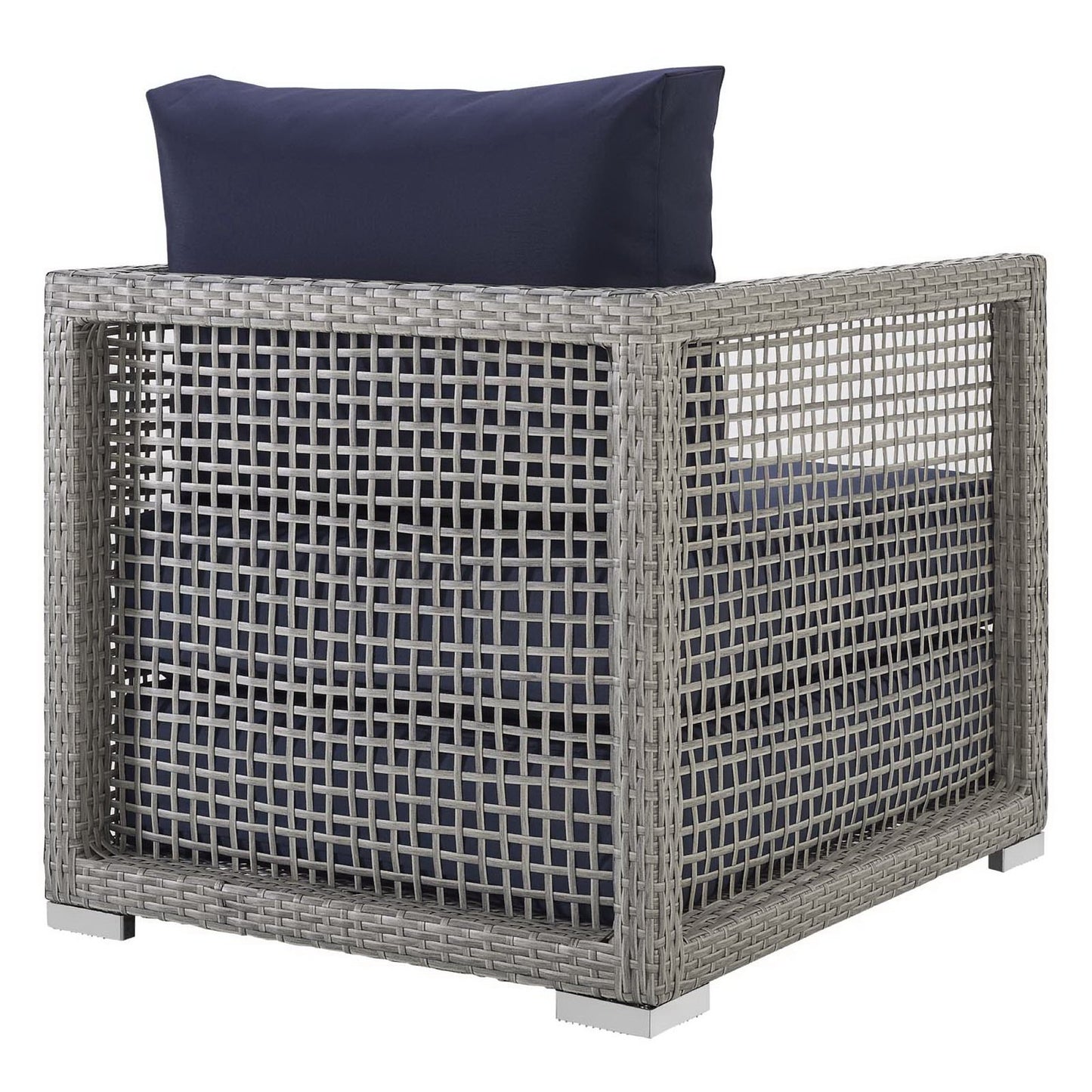 Aura 3 Piece Outdoor Patio Wicker Rattan Set by Furniture For America
