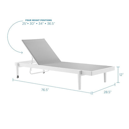 Charleston Outdoor Patio Chaise Lounge Chair by Furniture for America