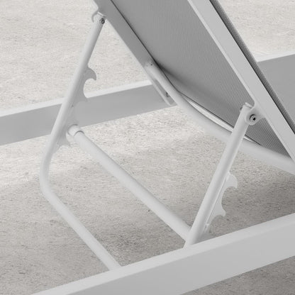 Charleston Outdoor Patio Chaise Lounge Chair by Furniture for America
