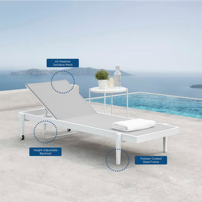 Charleston Outdoor Patio Chaise Lounge Chair by Furniture for America