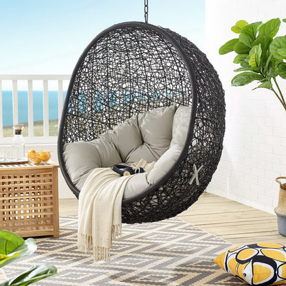 Encase Swing Outdoor Patio Lounge Chair Without Stand by Furniture for America