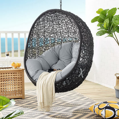 Encase Swing Outdoor Patio Lounge Chair Without Stand by Furniture for America
