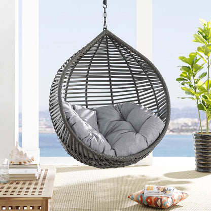 Garner Teardrop Outdoor Patio Swing Chair Without Stand by Furniture for America