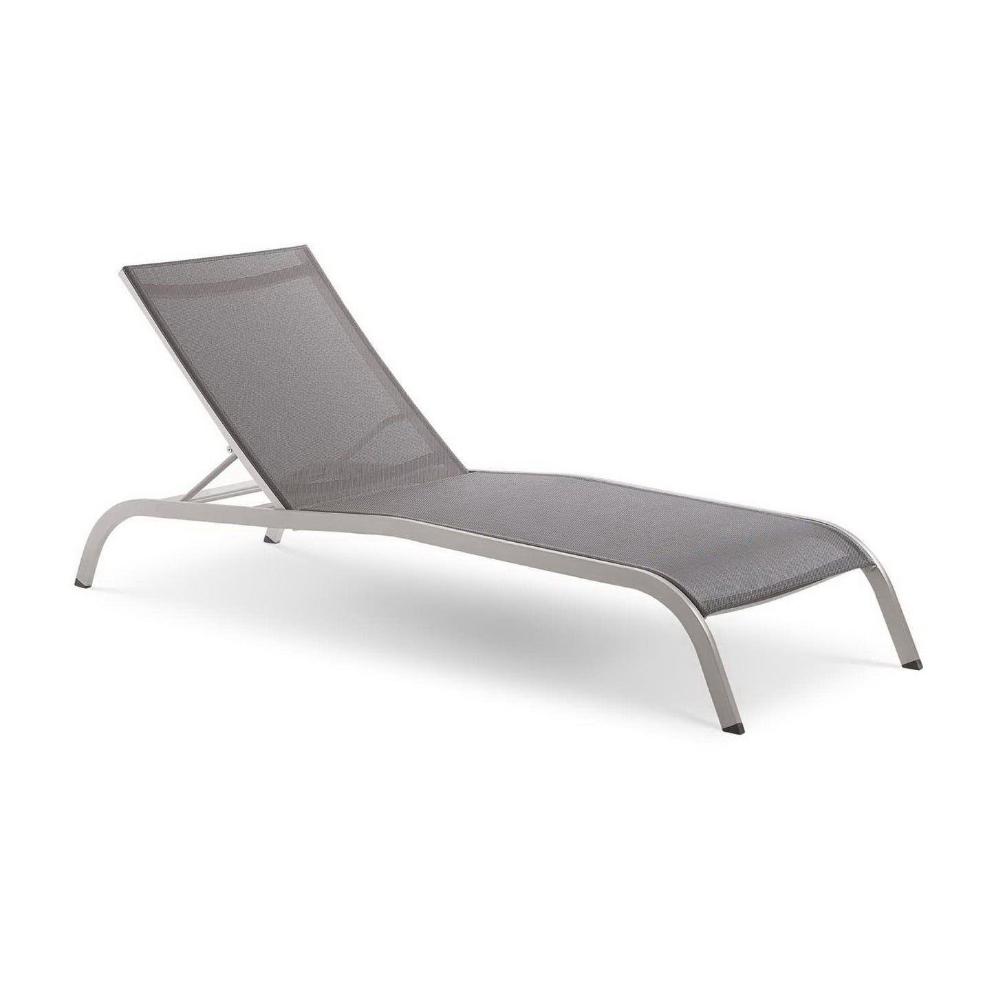 Savannah Mesh Chaise Outdoor Patio Aluminum Lounge Chair by Furniture for America
