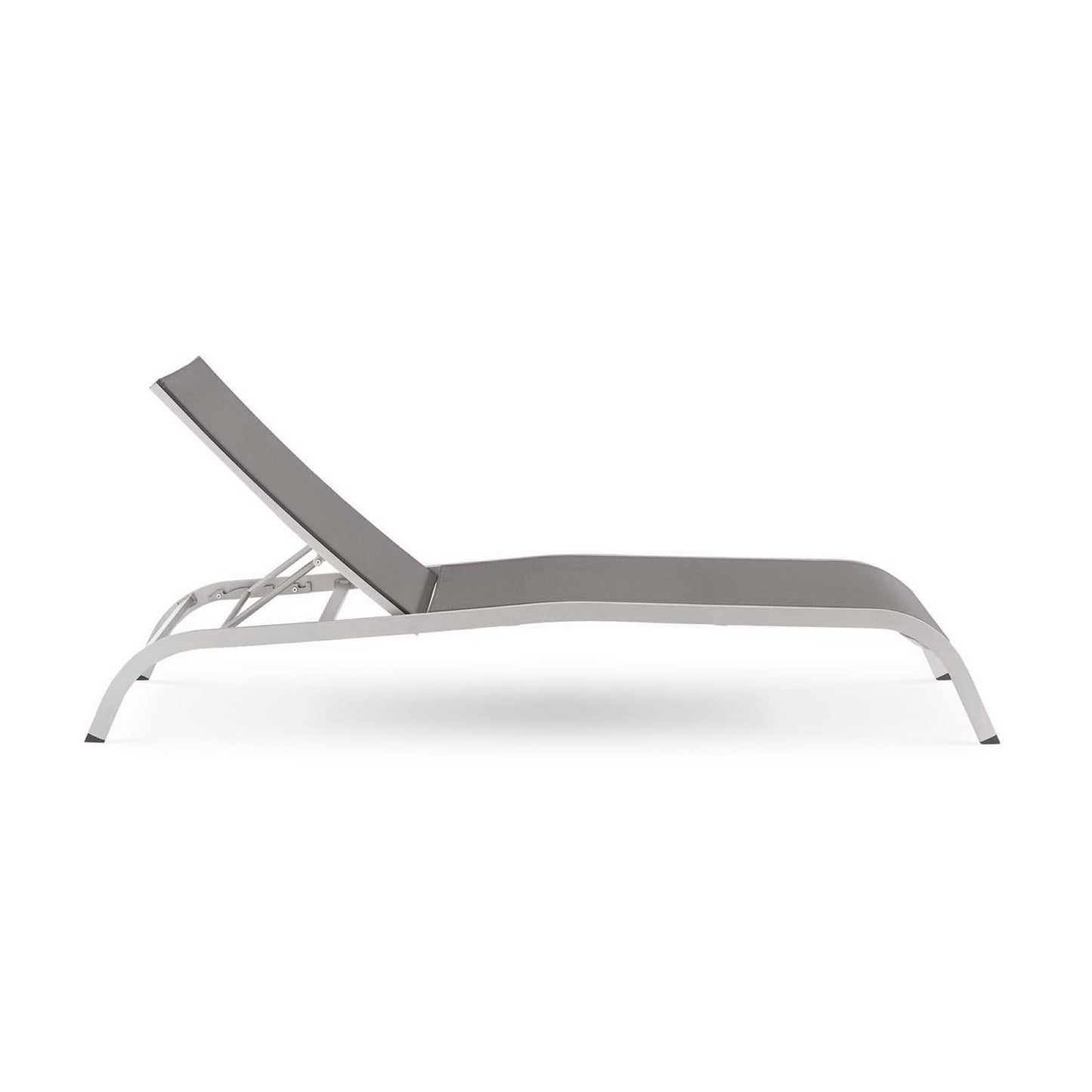 Savannah Mesh Chaise Outdoor Patio Aluminum Lounge Chair by Furniture for America