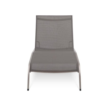 Savannah Mesh Chaise Outdoor Patio Aluminum Lounge Chair by Furniture for America
