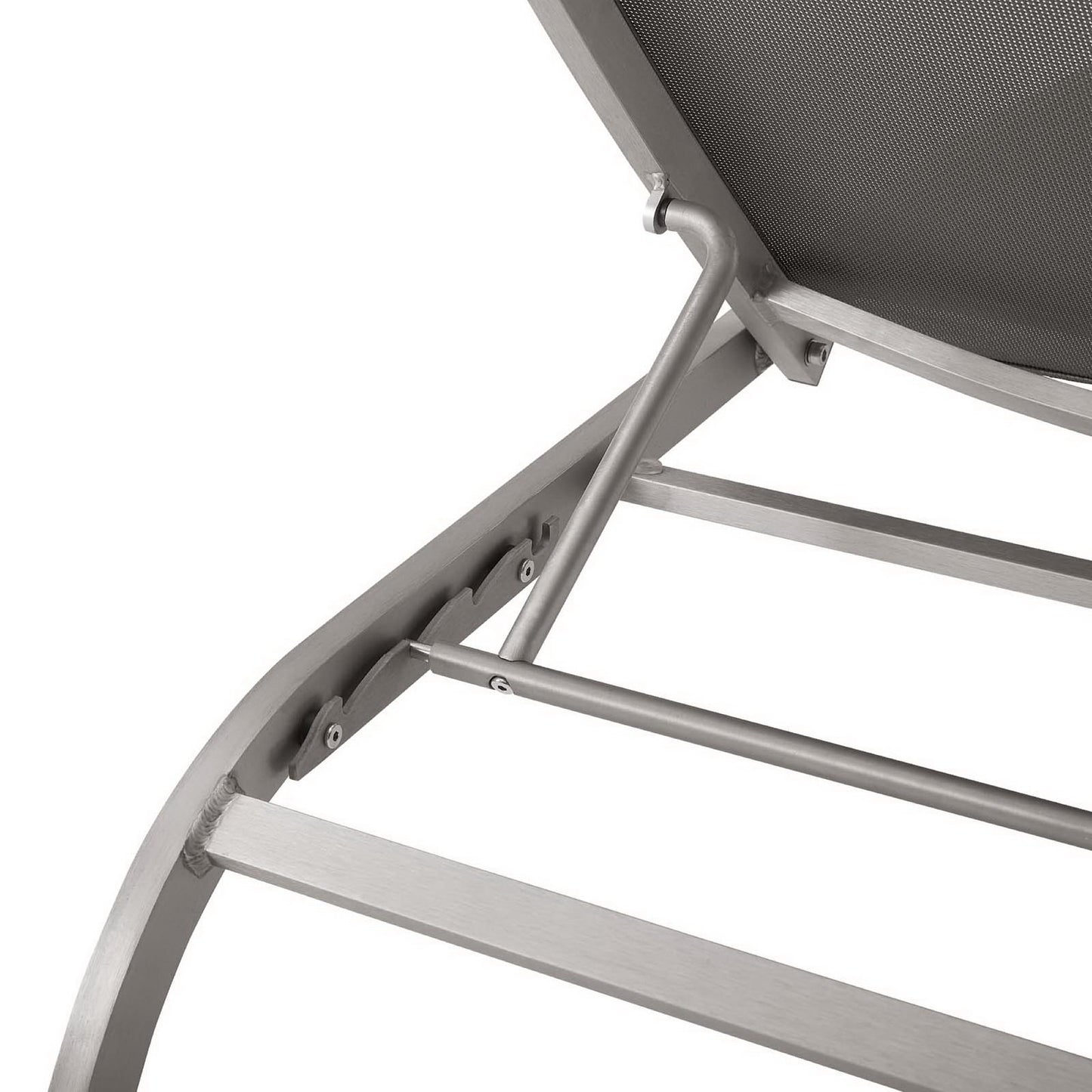 Savannah Mesh Chaise Outdoor Patio Aluminum Lounge Chair by Furniture for America