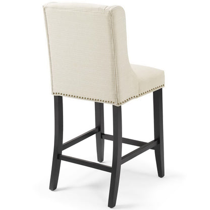 Baron Upholstered Fabric Counter Stool by Furniture For America