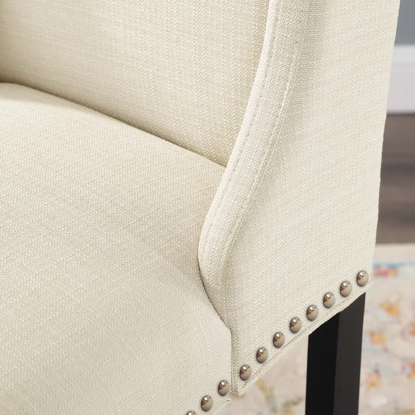 Baron Upholstered Fabric Counter Stool by Furniture For America
