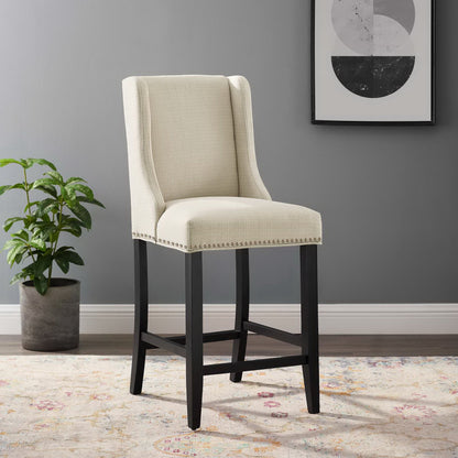 Baron Upholstered Fabric Counter Stool by Furniture For America