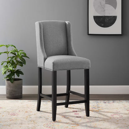 Baron Upholstered Fabric Counter Stool by Furniture For America
