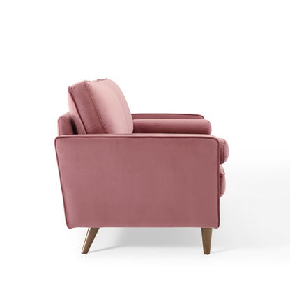 Valour Performance Velvet Sofa by Furniture for America