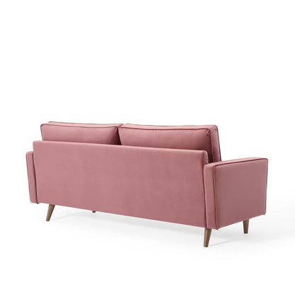 Valour Performance Velvet Sofa by Furniture for America