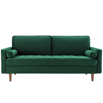 Valour Performance Velvet Sofa by Furniture for America