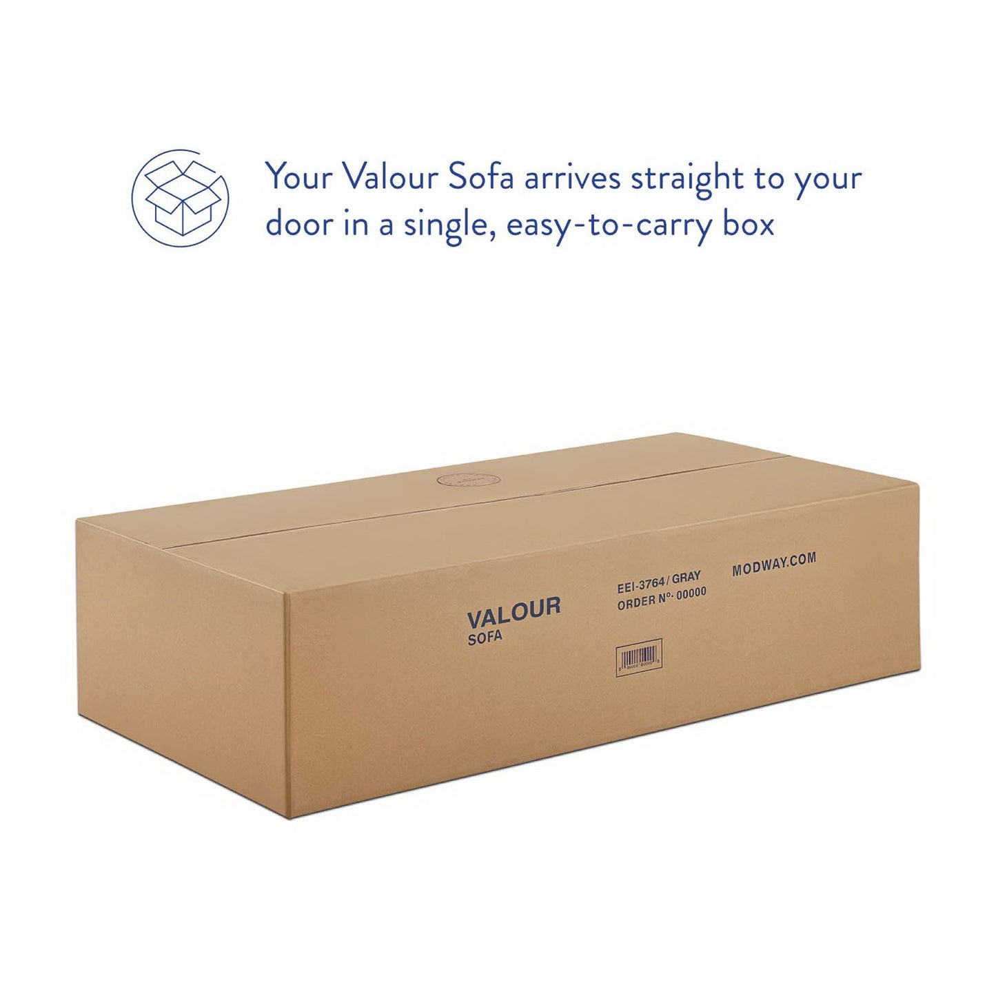 Valour Performance Velvet Sofa by Furniture for America