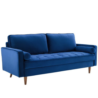 Valour Performance Velvet Sofa by Furniture for America