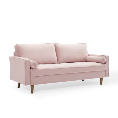 Valour Performance Velvet Sofa by Furniture for America