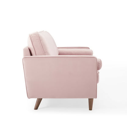 Valour Performance Velvet Sofa by Furniture for America