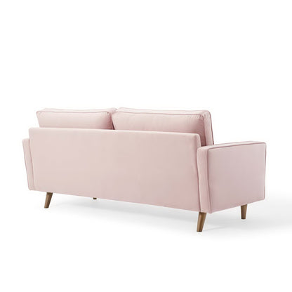 Valour Performance Velvet Sofa by Furniture for America