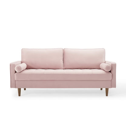Valour Performance Velvet Sofa by Furniture for America