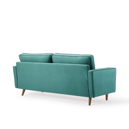 Valour Performance Velvet Sofa by Furniture for America