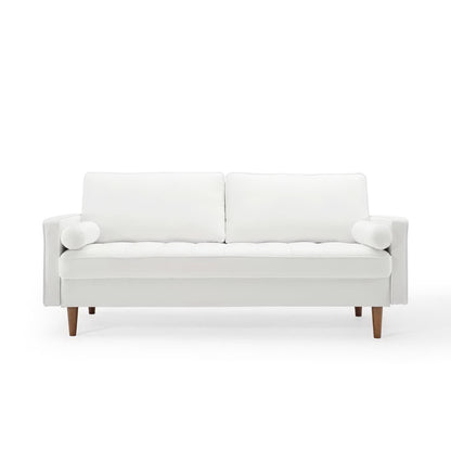 Valour Performance Velvet Sofa by Furniture for America