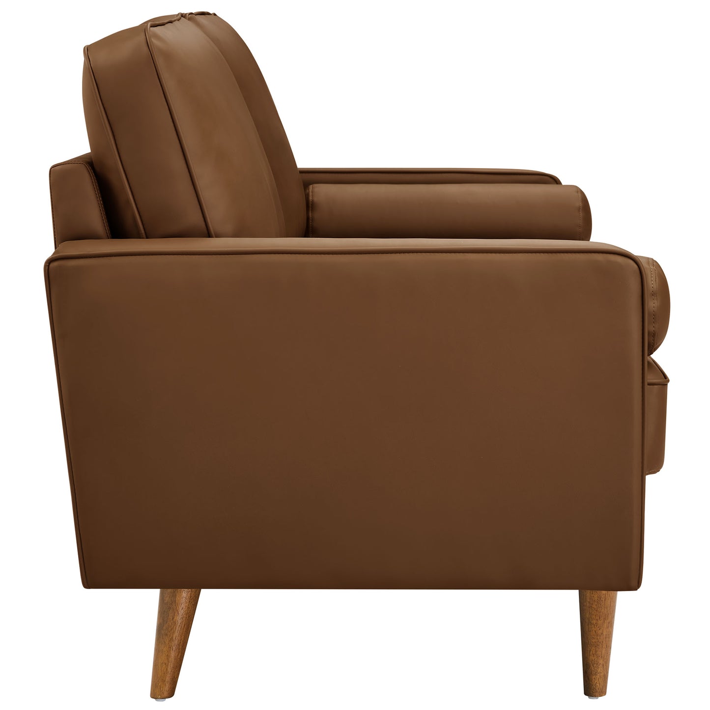 Valour Tufted Vegan Leather Sofa by Furniture for America