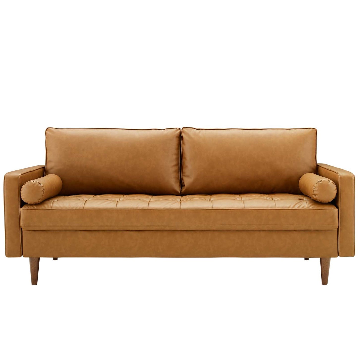 Valour Upholstered Faux Leather Sofa by Furniture for America