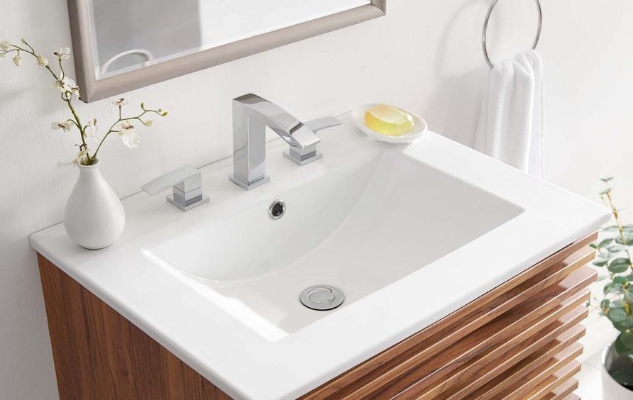 Calla 24" Bathroom Sink in White