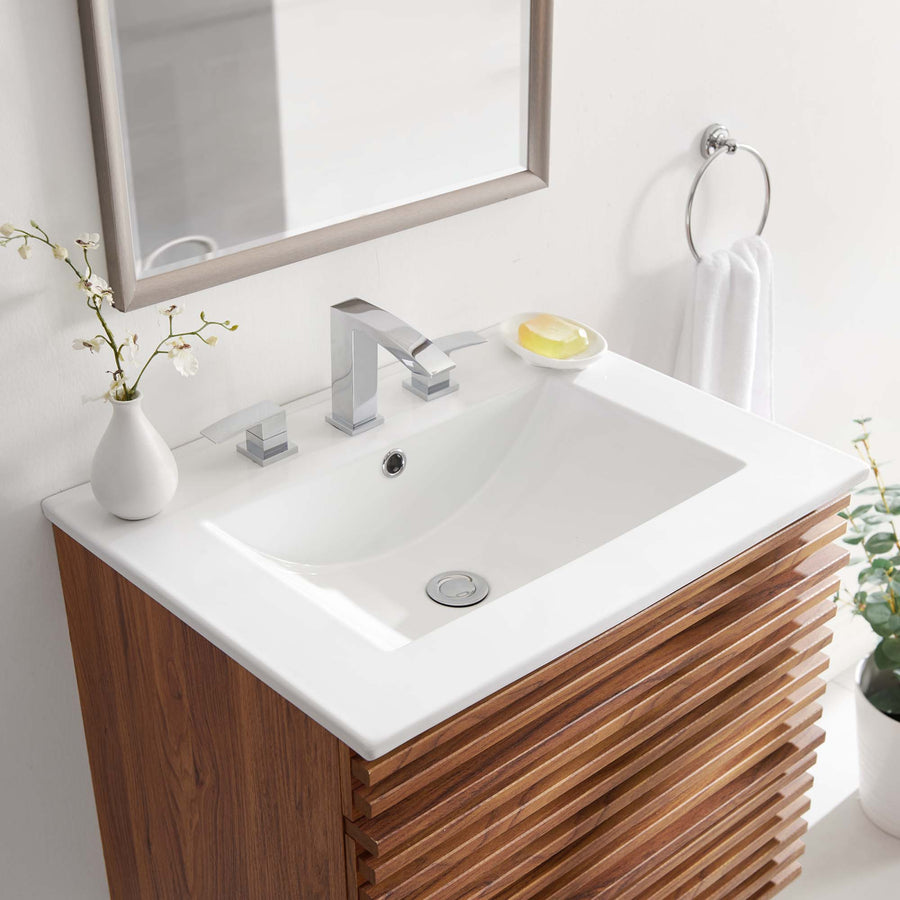 Calla 24" Bathroom Sink in White