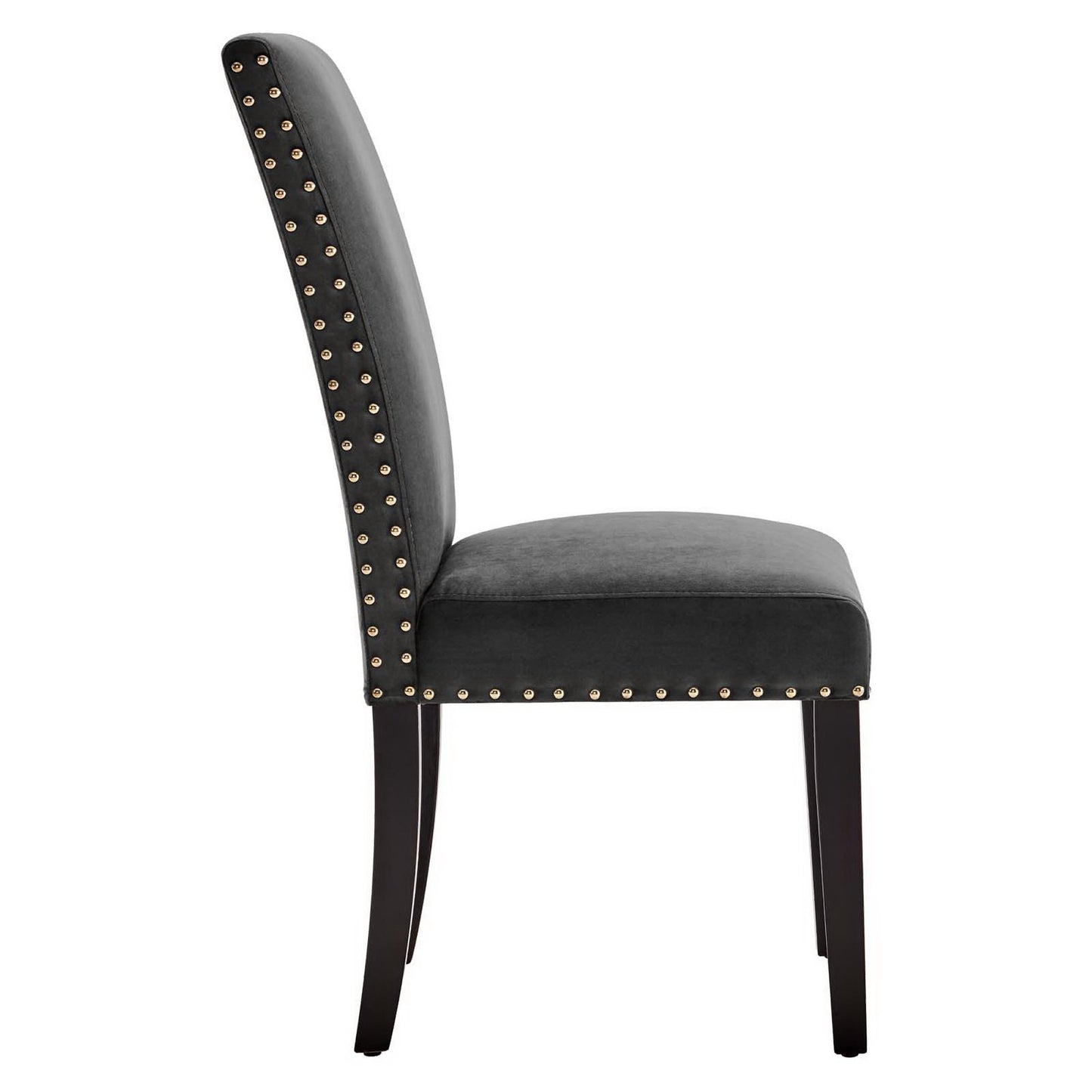 Parcel Performance Velvet Dining Side Chairs Set of 2 by Furniture For America