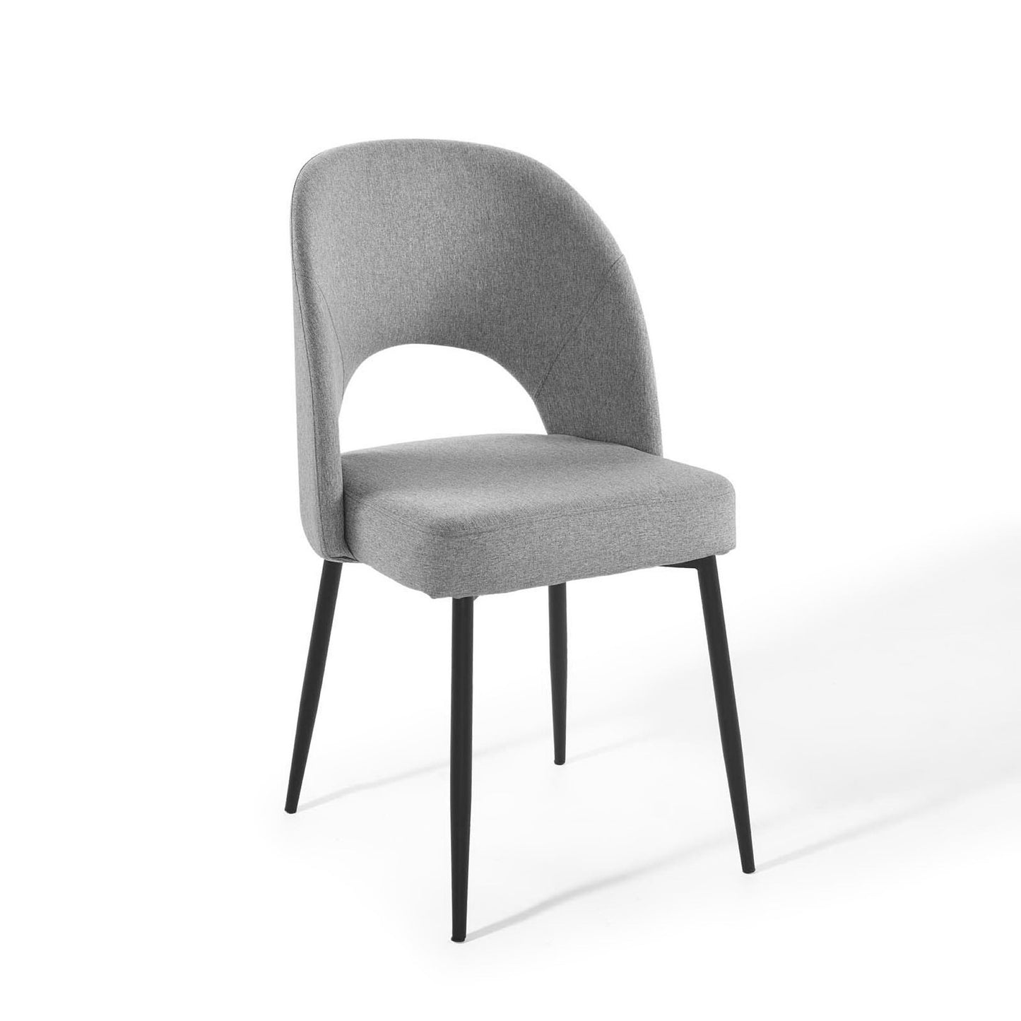 Rouse Upholstered Fabric Dining Side Chair by Furniture for America