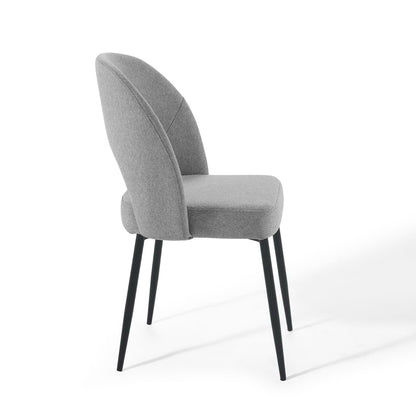 Rouse Upholstered Fabric Dining Side Chair by Furniture for America