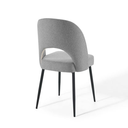 Rouse Upholstered Fabric Dining Side Chair by Furniture for America
