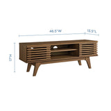 Vera 46" Media Console TV Stand in Walnut