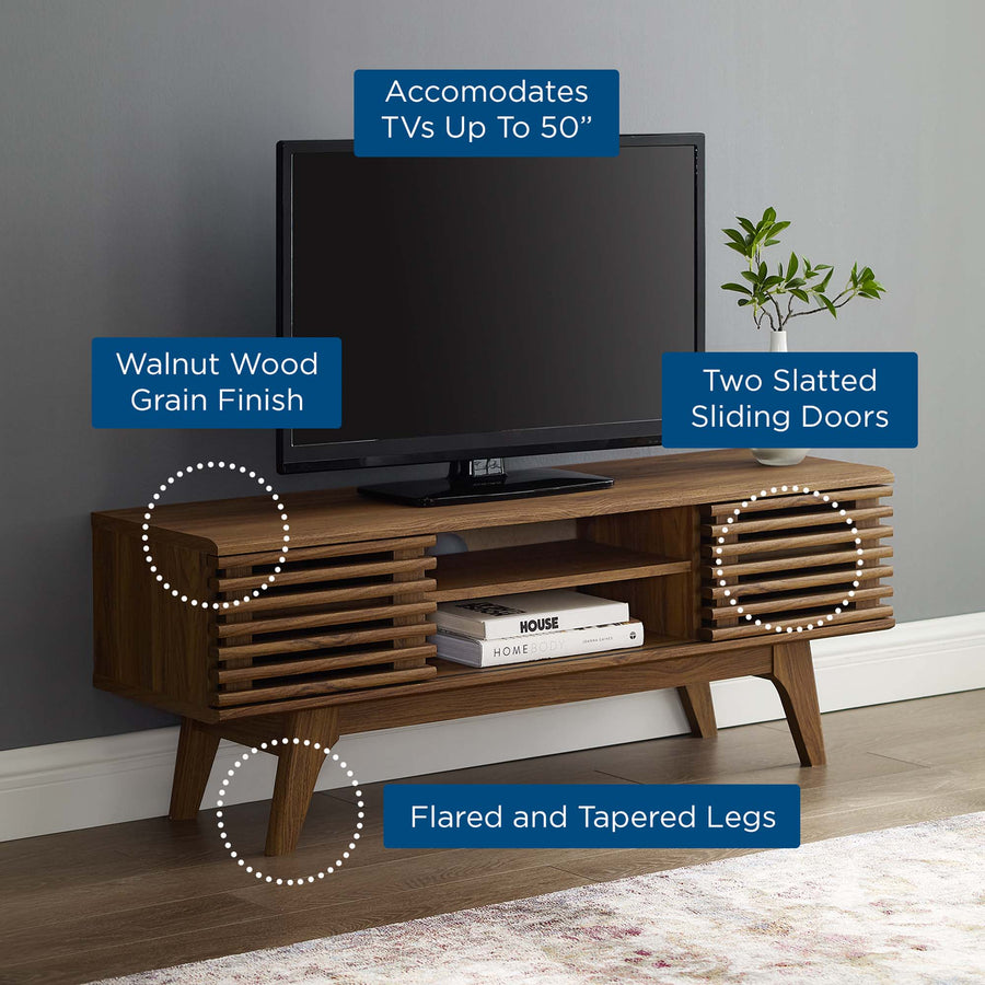 Vera 46" Media Console TV Stand in Walnut