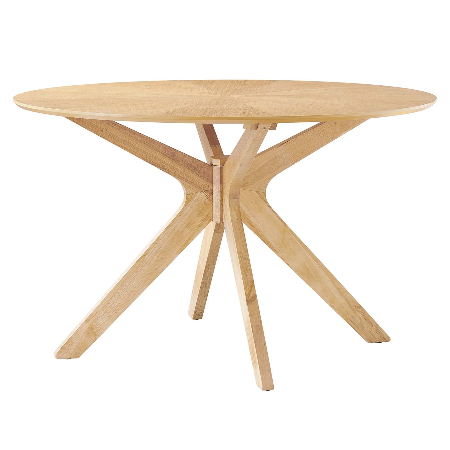 Crossroads 47" Round Wood Dining Table by Furniture For America