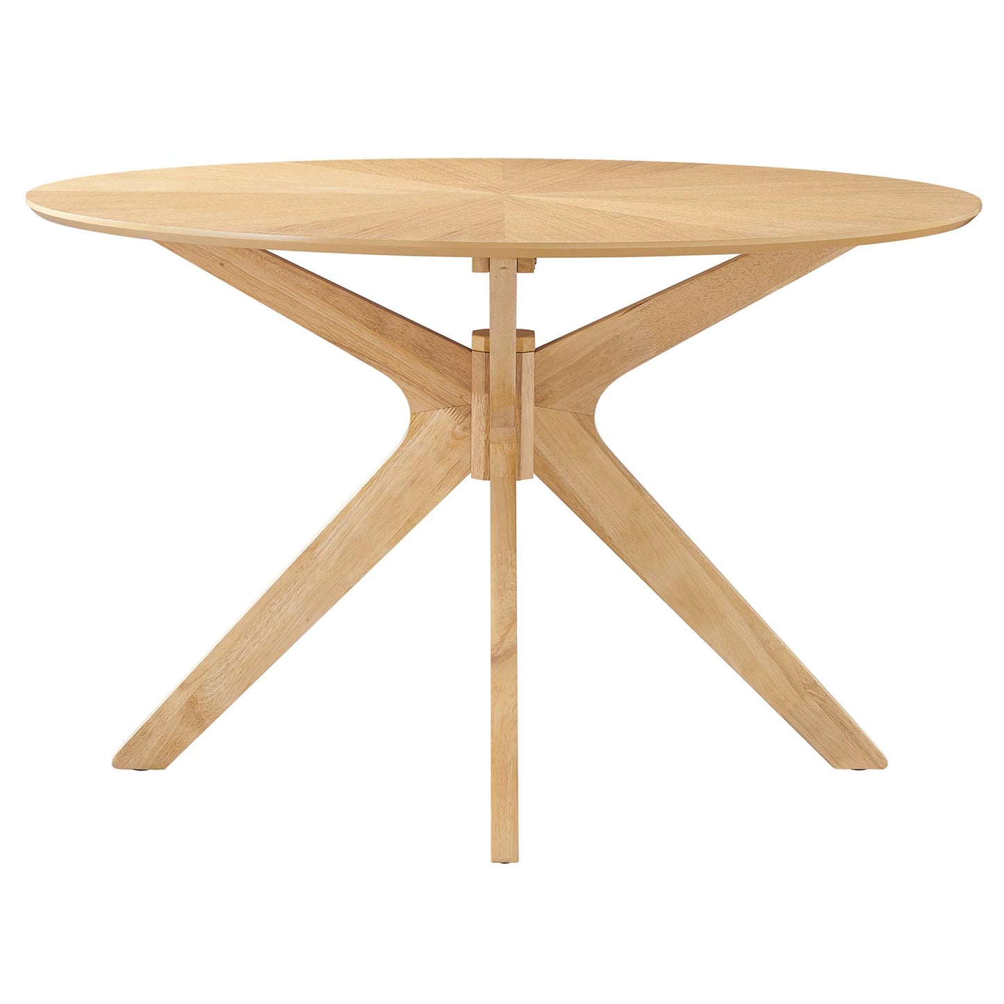 Crossroads 47" Round Wood Dining Table by Furniture For America