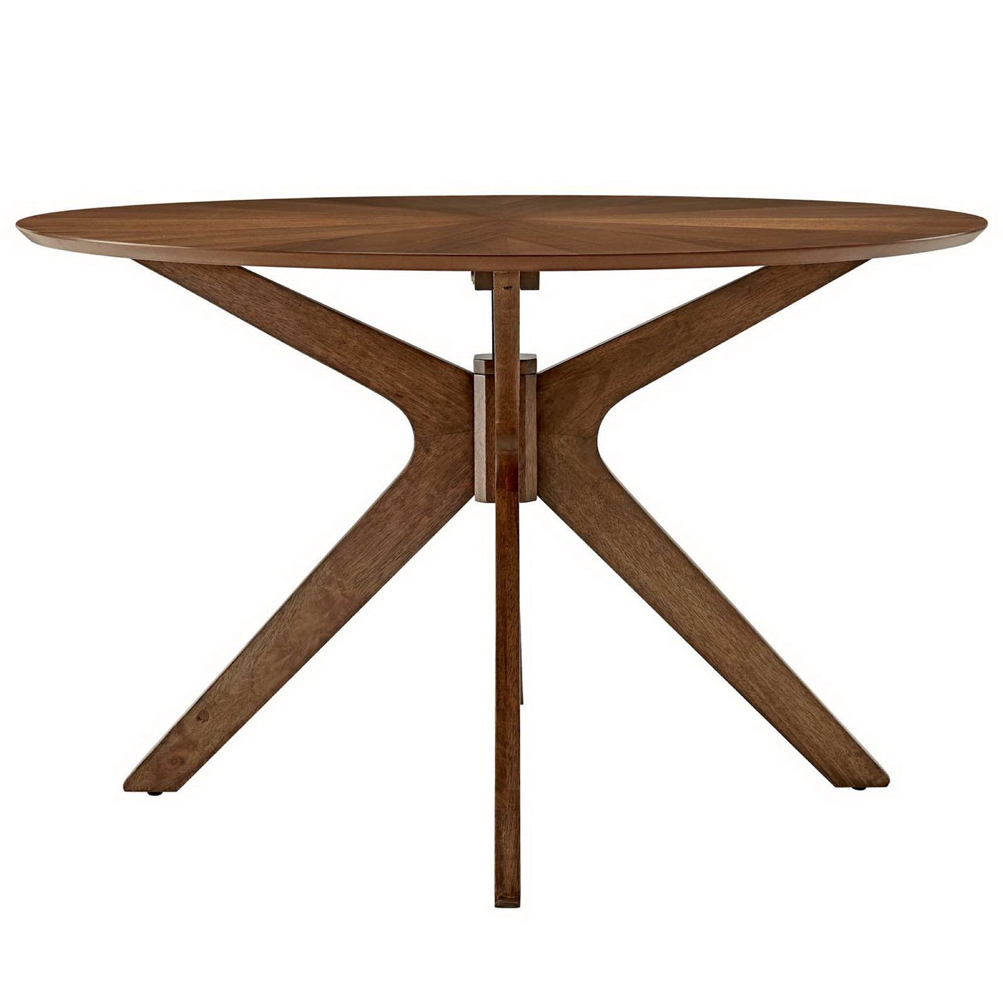 Crossroads 47" Round Wood Dining Table by Furniture For America