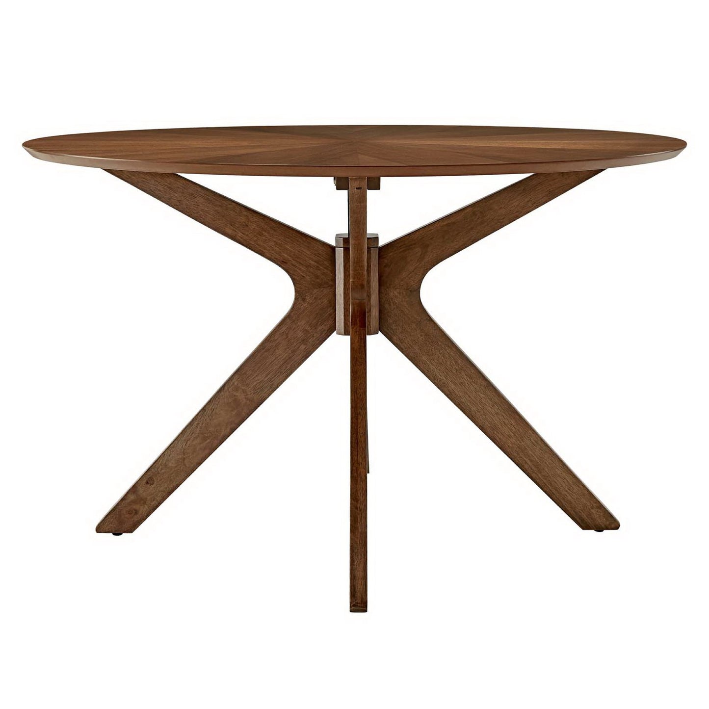 Crossroads 47" Round Wood Dining Table by Furniture For America