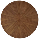 Vela 47" Round Wood Dining Table in Walnut