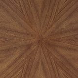 Vela 47" Round Wood Dining Table in Walnut