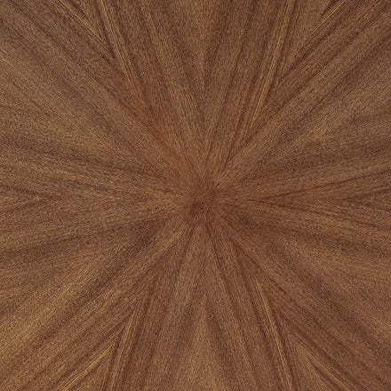 Crossroads 47" Round Wood Dining Table in Walnut
