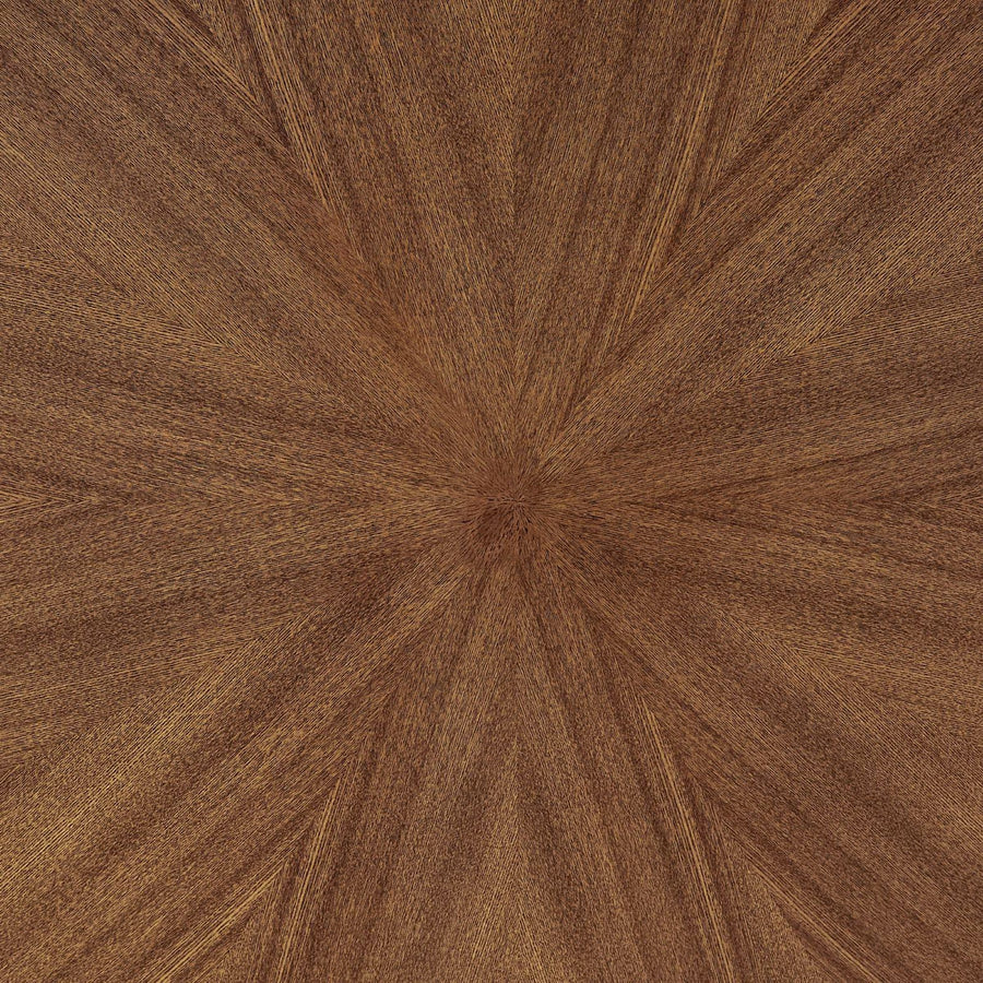 Vela 47" Round Wood Dining Table in Walnut