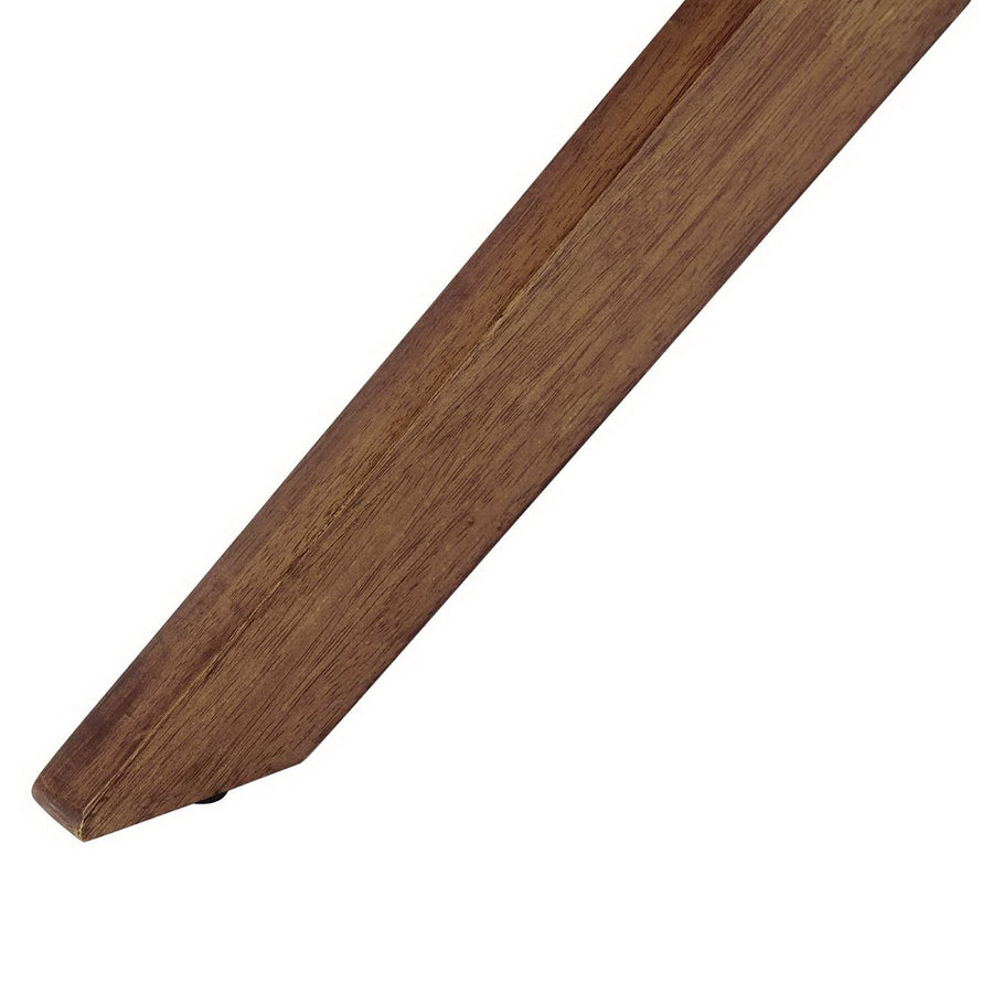 Vela 47" Round Wood Dining Table in Walnut