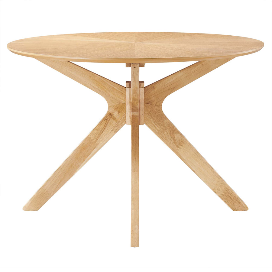 Vela 63" Oval Wood Dining Table in Oak