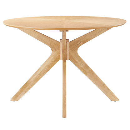 Crossroads 71" Oval Wood Dining Table by Furniture For America