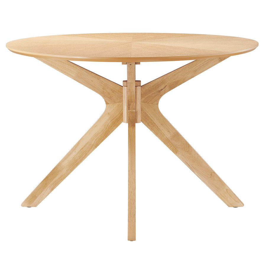 Vela 71" Oval Wood Dining Table in Oak