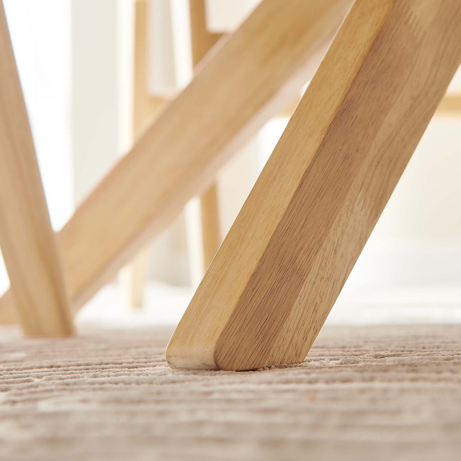 Vela 71" Oval Wood Dining Table in Oak